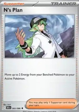 N's Plan Pokemon card from Black Bolt