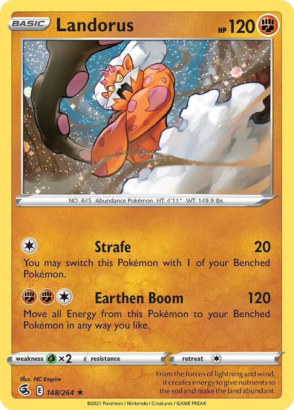 Landorus Pokemon card from Blister Exclusives