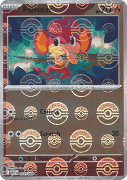 Pansear Pokemon card from White Flare Additionals