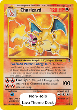 Charizard Pokemon card from Legendary Collection
