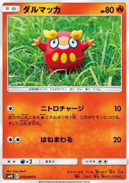 Darumaka Pokemon card from Double Blaze