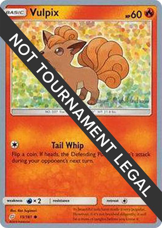 Vulpix - 2019 (Kaya Lichtleitner) Pokemon card from World Championship Decks