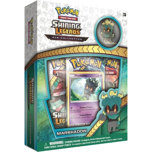 Shining Legends Pin Collection: Marshadow Pokemon card from Shining Legends