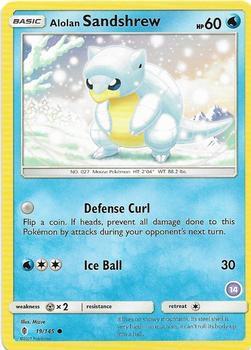 Alolan Sandshrew (14) Pokemon card from SM Trainer Kit: Alolan Sandslash & Alolan Ninetales