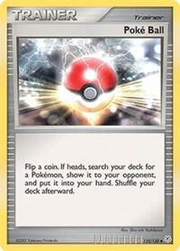 Poke Ball Pokemon card from Diamond and Pearl