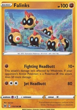 Falinks Pokemon card from Lost Origin