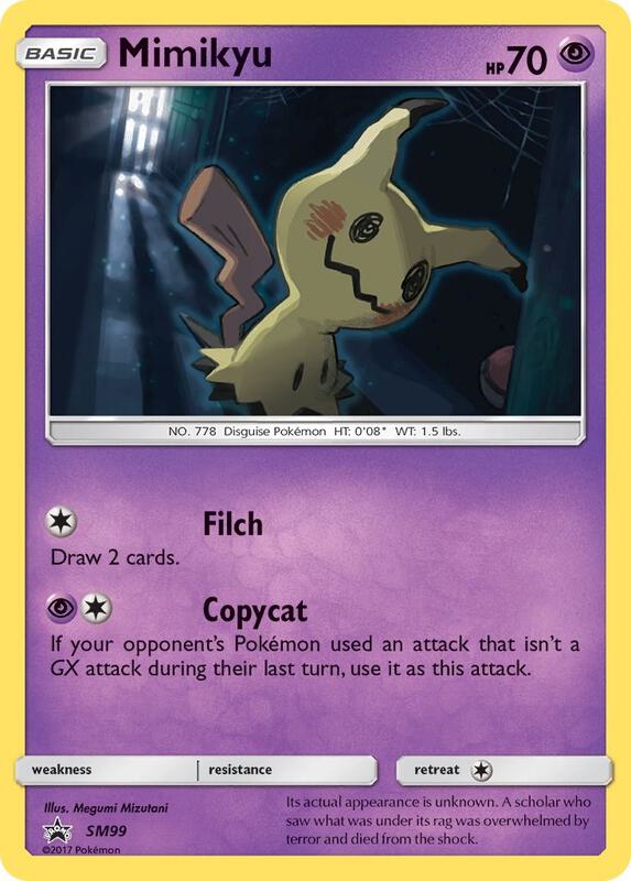Mimikyu - SM99 Pokemon card from SM Promos