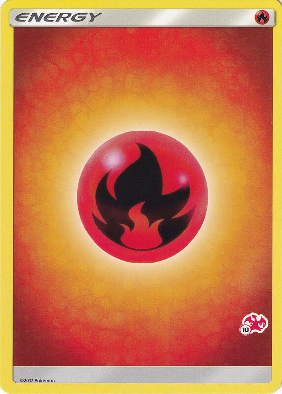 Fire Energy (#10 Charizard Stamped) Pokemon card from Battle Academy