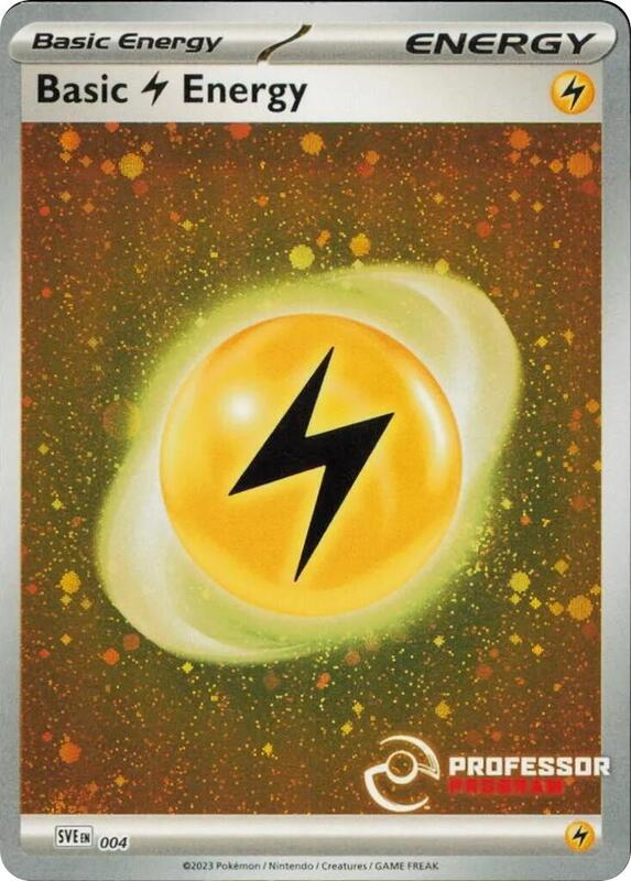 Lightning Energy (2023) Pokemon card from Professor Program Promos