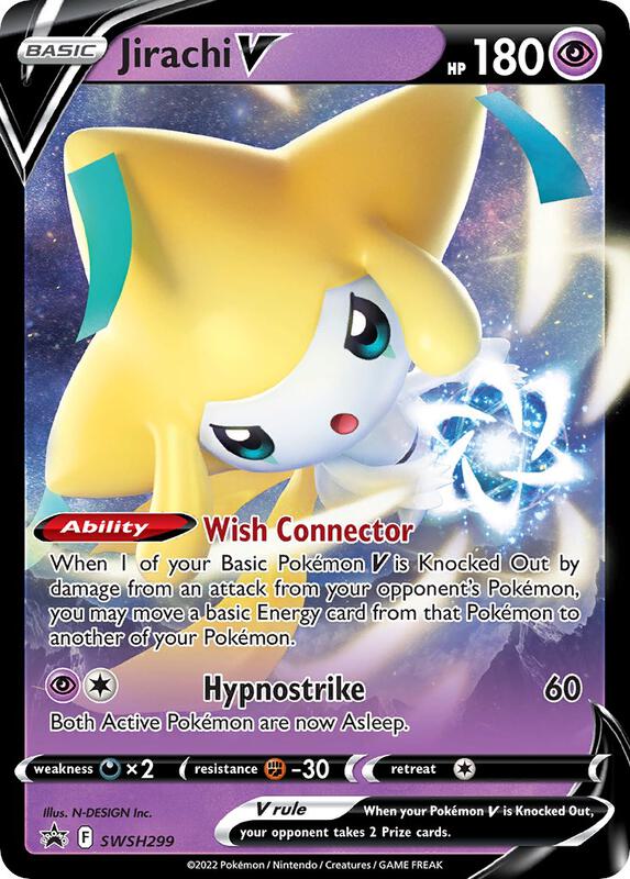 Jirachi V - 299 Pokemon card from SWSH: Sword & Shield Promo Cards