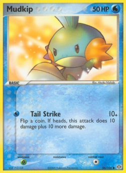 Mudkip Pokemon card from EX Emerald