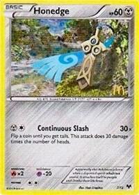 Honedge Pokemon card from McDonald's Promos 2014