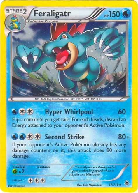 Feraligatr Pokemon card from Blister Exclusives