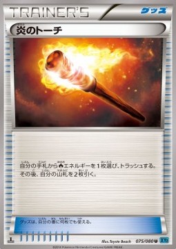 Fiery Torch Pokemon card from Wild Blaze