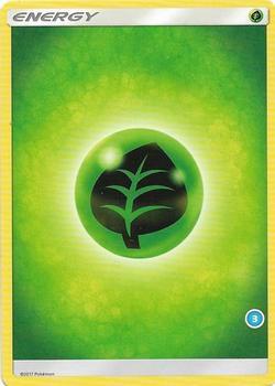 Grass Energy (3) Pokemon card from SM Trainer Kit: Alolan Sandslash & Alolan Ninetales