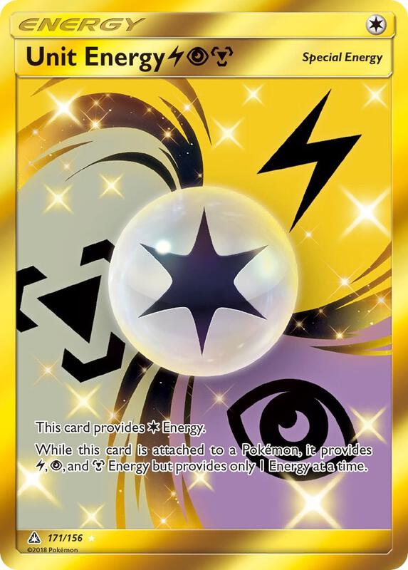 Unit Energy LPM (Secret Rare) Pokemon card from SM - Ultra Prism
