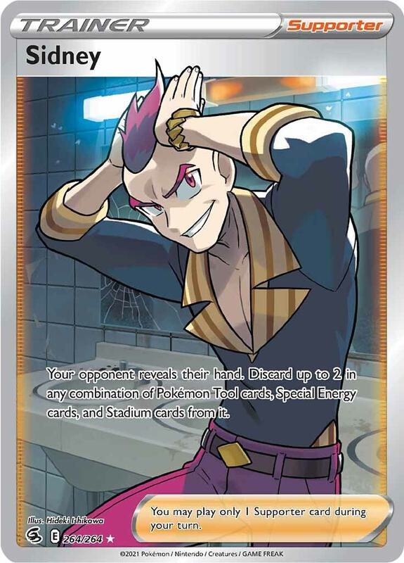 Sidney (Full Art) Pokemon card from SWSH08: Fusion Strike