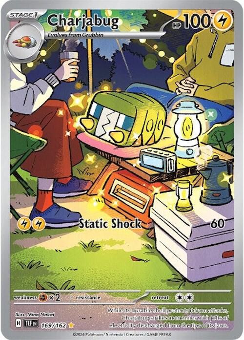 Charjabug Pokemon card from SV05: Temporal Forces