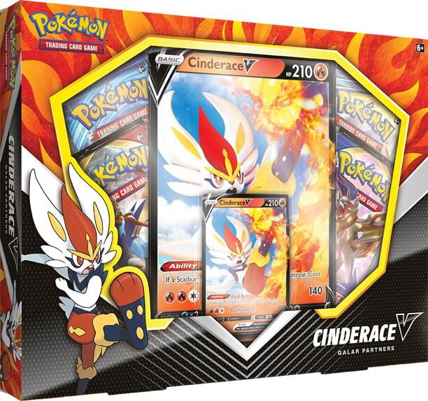Galar Partners Box [Cinderace V] Pokemon card from SWSH01: Sword & Shield Base Set