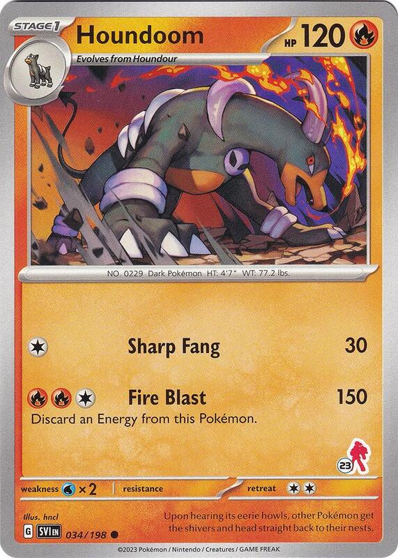 Houndoom - Armarouge 23 Pokemon card from Battle Academy 2024