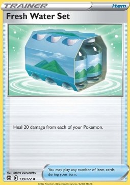 Fresh Water Set Pokemon card from Brilliant Stars