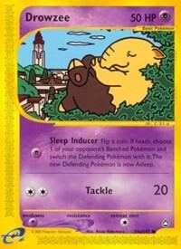 Drowzee (74b) Pokemon card from Aquapolis