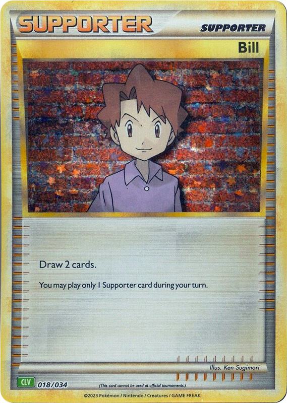Bill (CLV) Pokemon card from Trading Card Game Classic