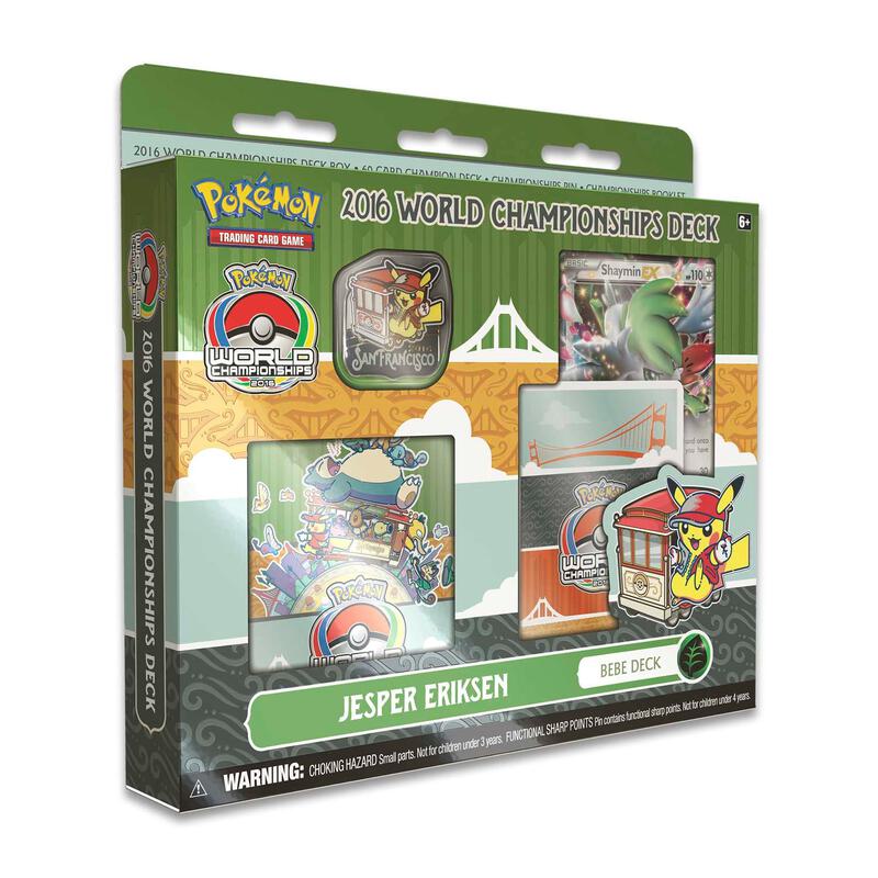 2016 World Championship Deck: Jesper Eriksen (Bebe Deck) Pokemon card from World Championship Decks