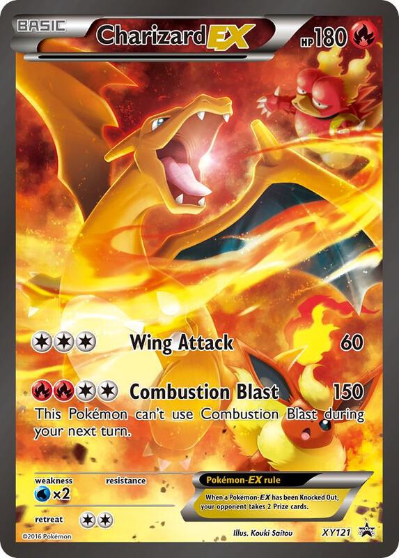 Charizard EX - XY121 Pokemon card from XY Promos