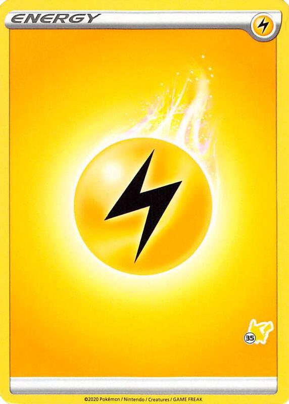 Lightning Energy (#35 Pikachu Stamped) Pokemon card from Battle Academy 2022