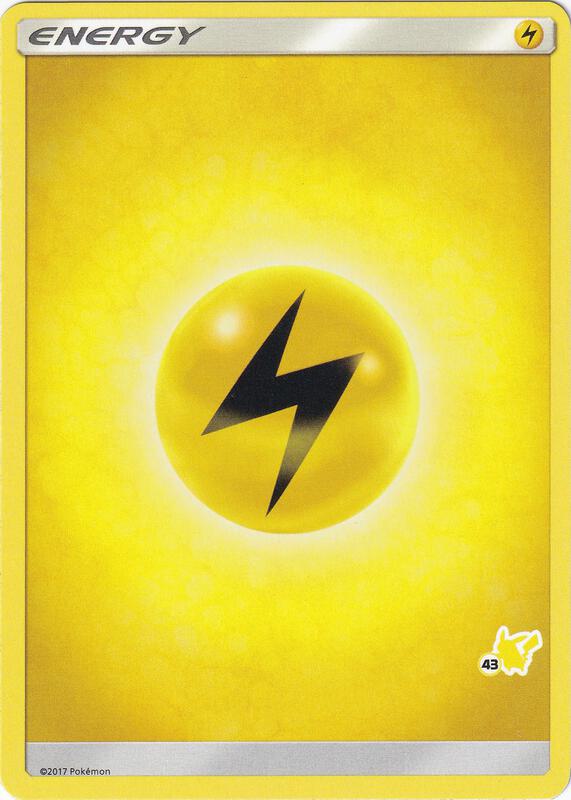 Lightning Energy (#43 Pikachu Stamped) Pokemon card from Battle Academy
