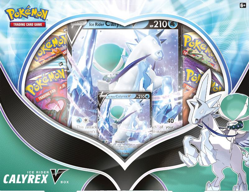 Ice Rider Calyrex V Box Pokemon card from SWSH06: Chilling Reign