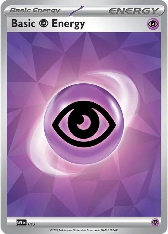 Basic Psychic Energy - 013 Pokemon card from SVE: Scarlet & Violet Energies