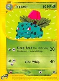 Ivysaur Pokemon card from Expedition
