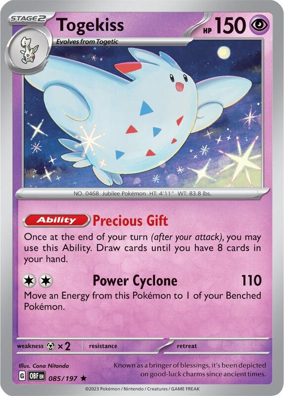 Togekiss Pokemon card from Deck Exclusives