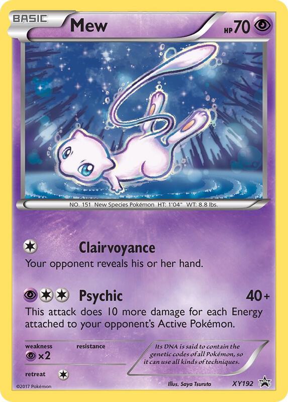 Mew - XY192 Pokemon card from XY Promos