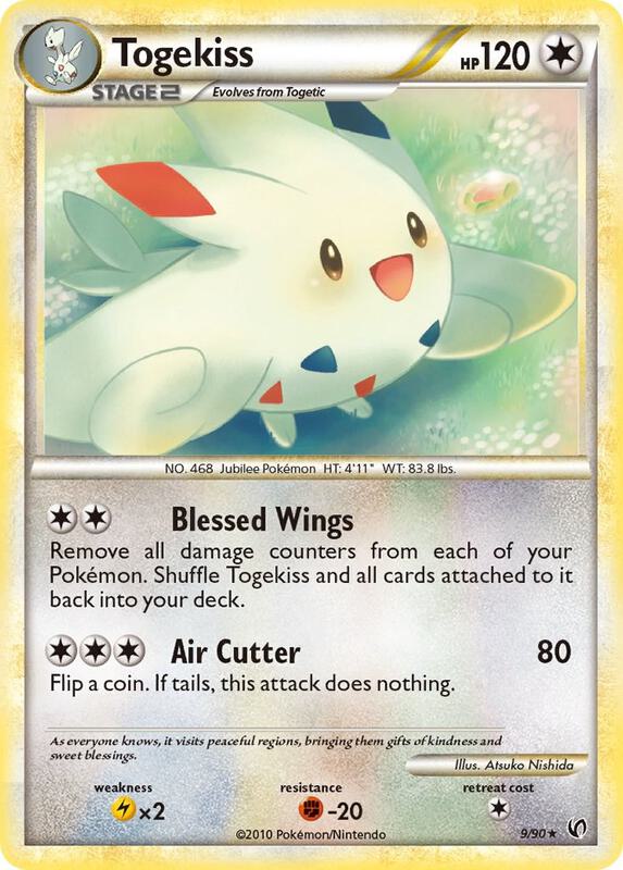 Togekiss Pokemon card from Undaunted