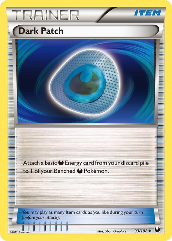 Dark Patch Pokemon card from Dark Explorers