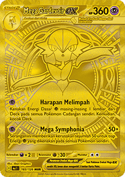Mega Gardevoir ex Pokemon card from Mega Evolution IDTH