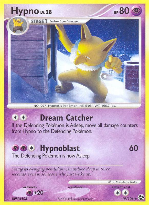 Hypno Pokemon card from Great Encounters