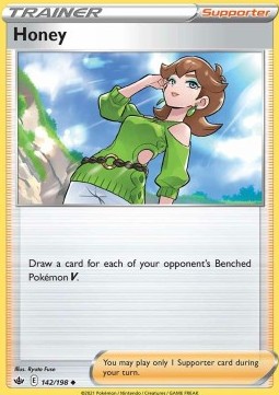 Honey Pokemon card from Chilling Reign