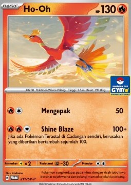Ho-Oh (SV-P/ID 211) Scarlet & Violet Indonesian Promos ID