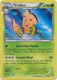 Vivillon (High Plains [Orange]) Pokemon card from XY Base Set