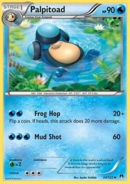 Palpitoad Pokemon card from BREAKpoint