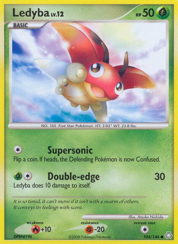 Ledyba Pokemon card from Legends Awakened