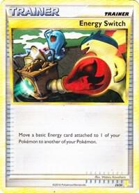 Energy Switch (Raichu) Pokemon card from HGSS Trainer Kit: Gyarados & Raichu