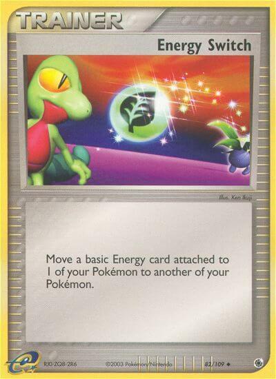 Energy Switch Pokemon card from Ruby and Sapphire