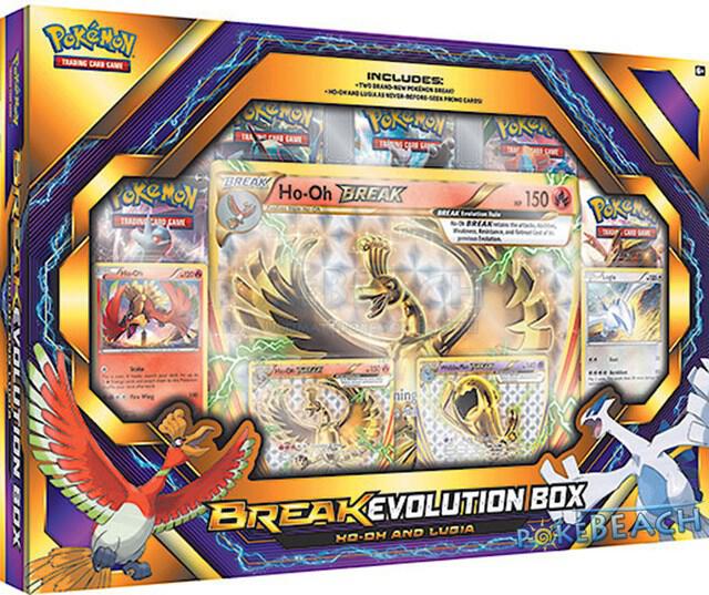 BREAK Evolution Box [Ho-oh and Lugia] Pokemon card from XY - Fates Collide