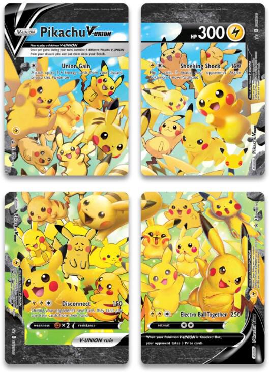 Pikachu V-Union [Set of 4] Pokemon card from SWSH: Sword & Shield Promo Cards
