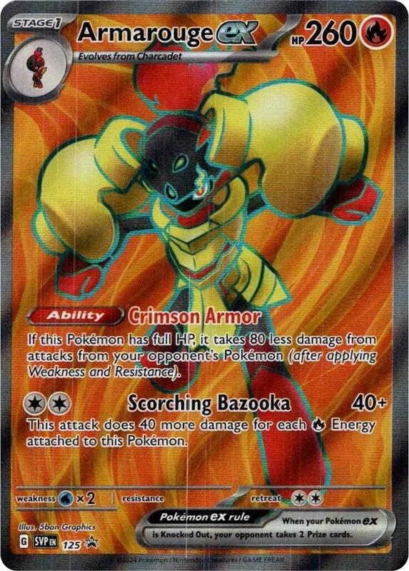 Armarouge ex - 125 Pokemon card from SV: Scarlet & Violet Promo Cards